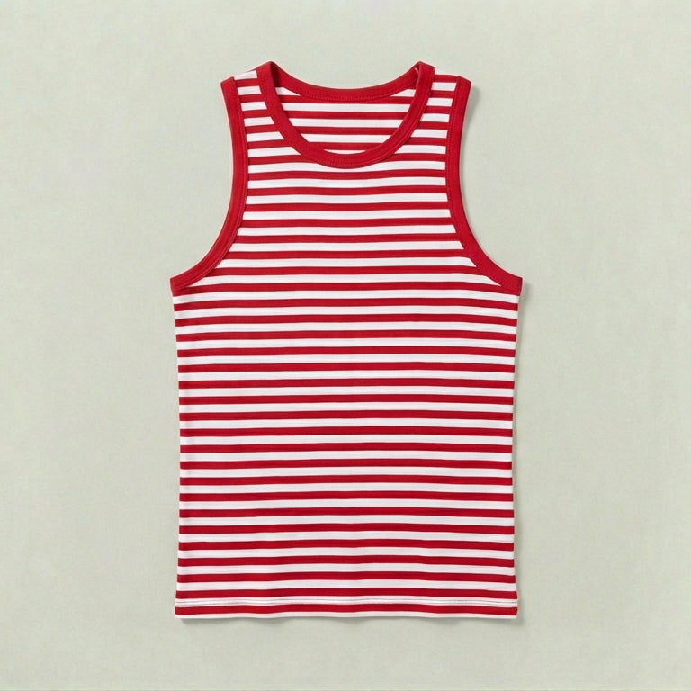 Image 1 of Striped Ringer Tank Top