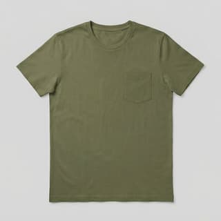 Image 1 of a product Olive Green Pocket Tee