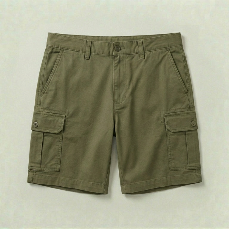 Image 1 of Olive Green Cargo Shorts